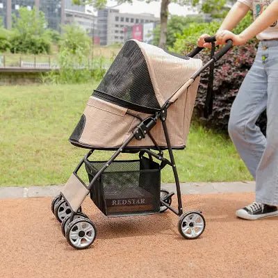 Poussette pour Chien - PetStroller™ - Beige - Chienpagnon