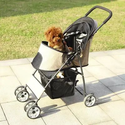 Poussette pour Chien - PetStroller™ - Beige - Chienpagnon