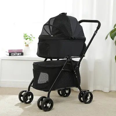 Poussette pour Chien - PetStroller™ - Noir - Chienpagnon