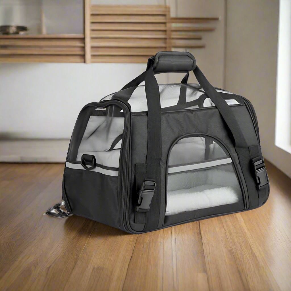 Sac de Transport pour Chien - DogCarrierBag™ - Noir - Chienpagnon
