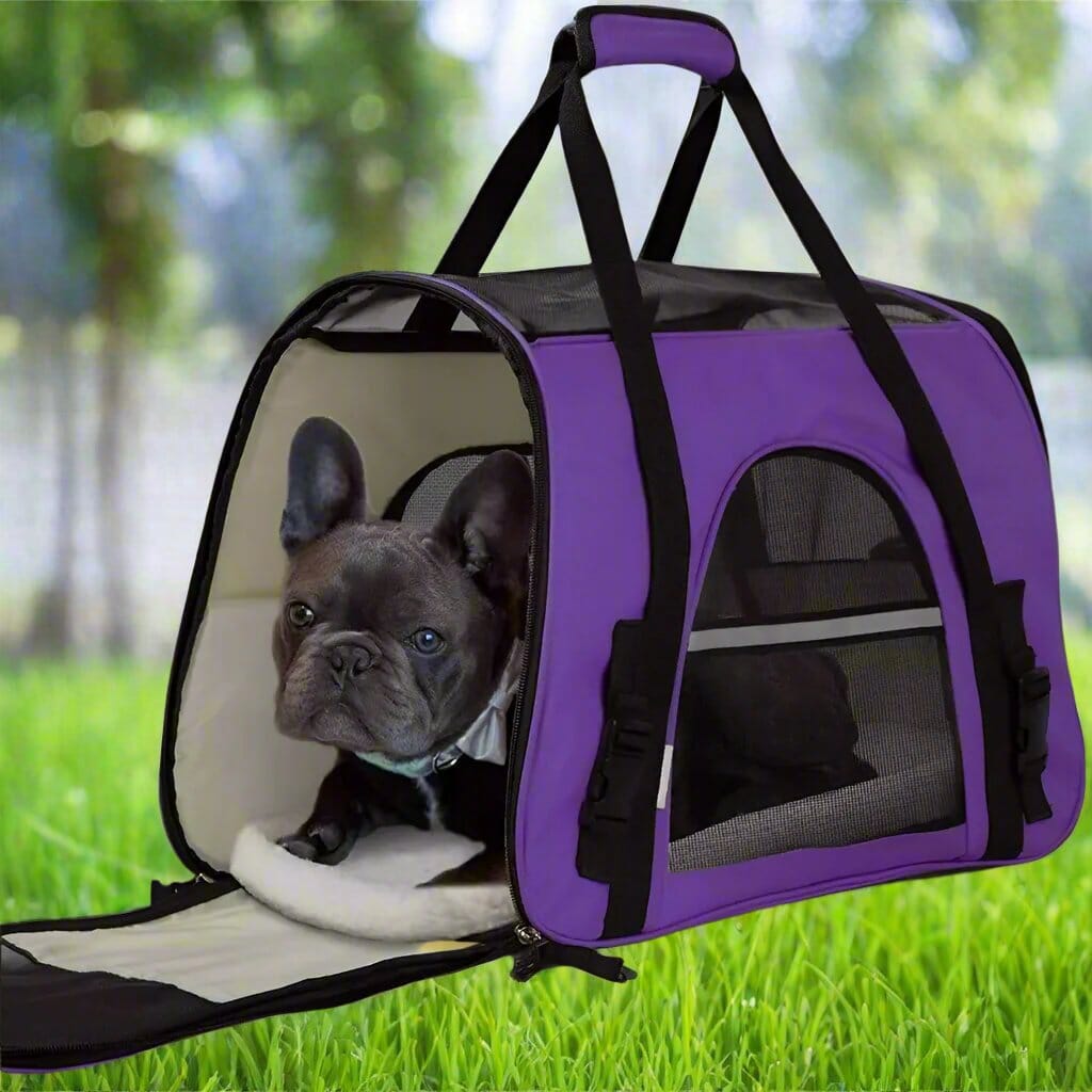 Sac de Transport pour Chien - DogCarrierBag™ - Violet - Chienpagnon