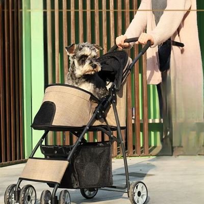 Poussette pour Chien - PetStroller™ - Beige - Chienpagnon