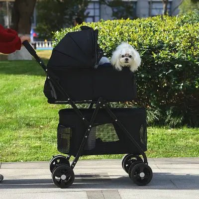 Poussette pour Chien - PetStroller™ - Noir - Chienpagnon