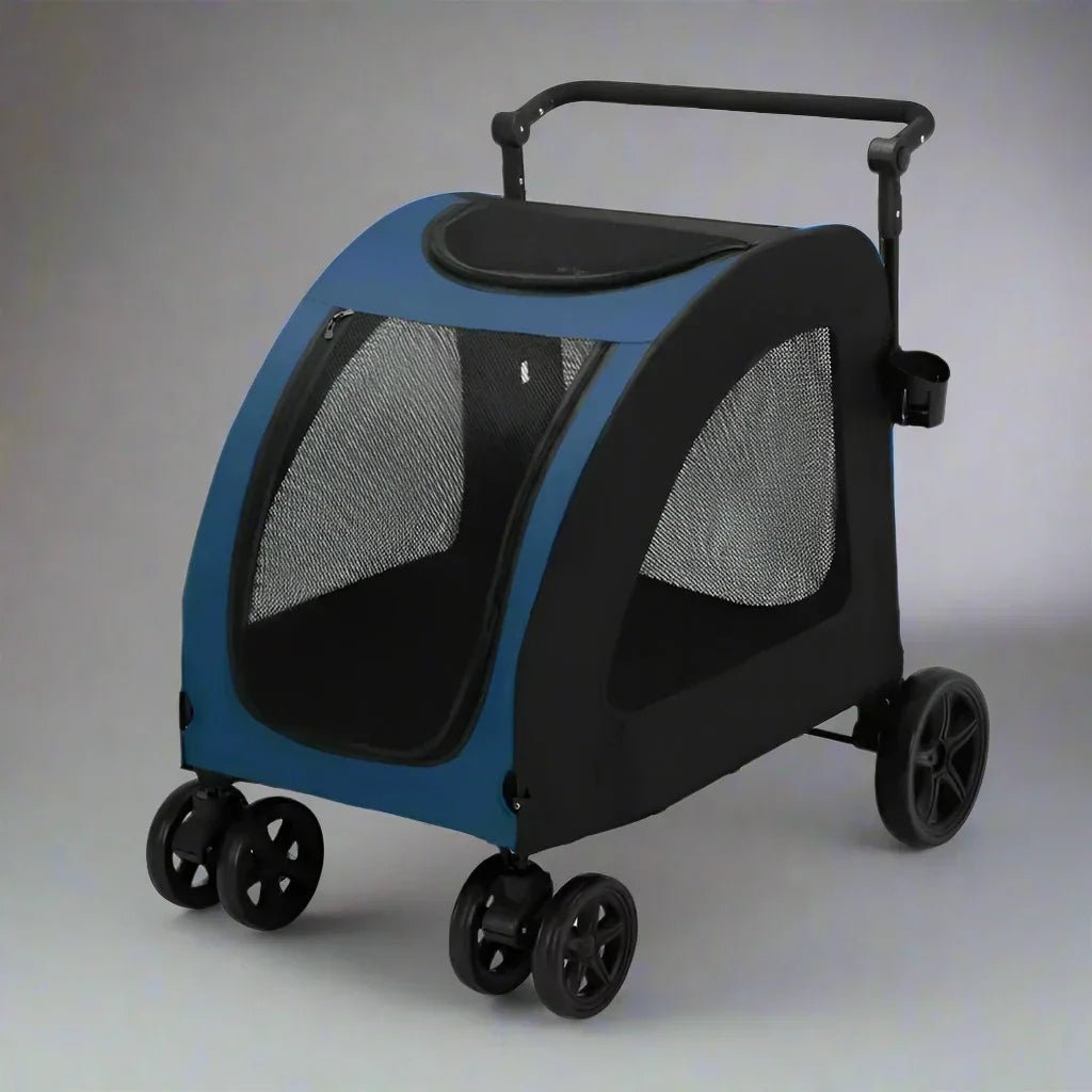 Poussette pour Chien - StrollyPet™ - Bleu - Chienpagnon