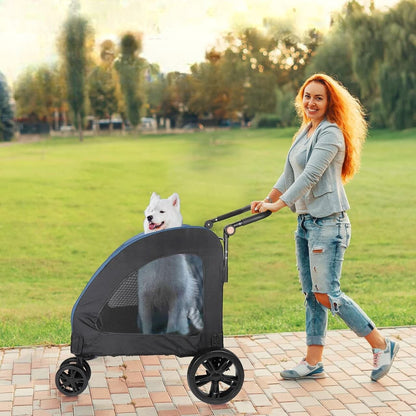 Poussette pour Chien - StrollyPet™ - Bleu - Chienpagnon