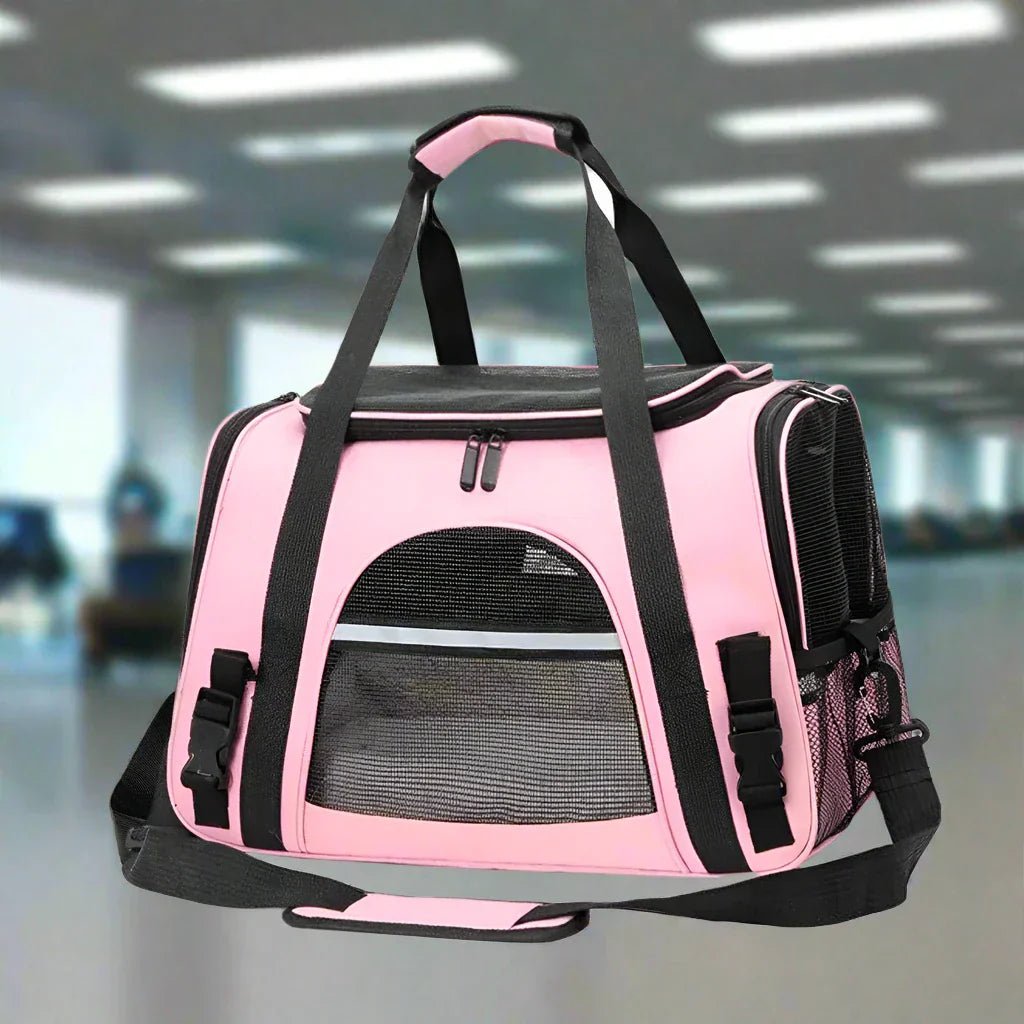 Sac de Transport pour Chien - DogCarrierBag™ - Rose - Chienpagnon