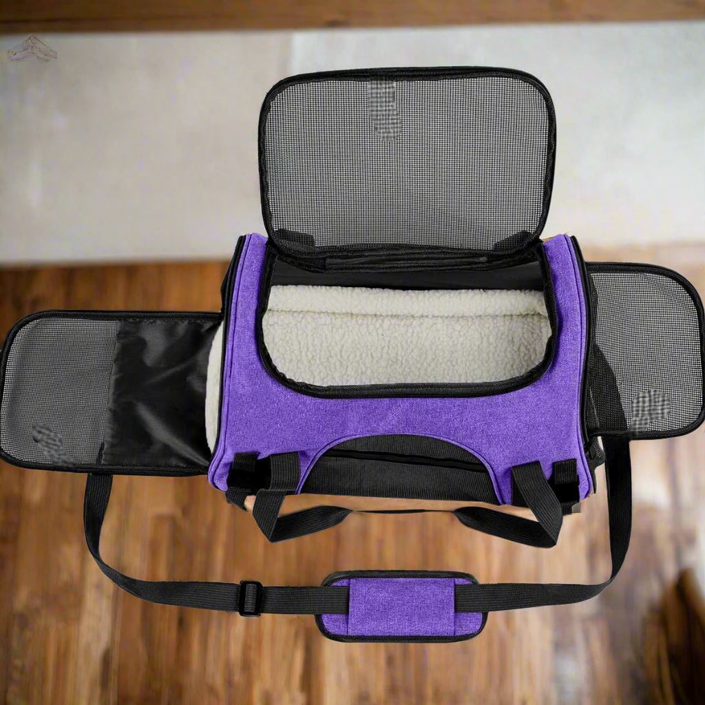 Sac de Transport pour Chien - DogCarrierBag™ - Violet - Chienpagnon