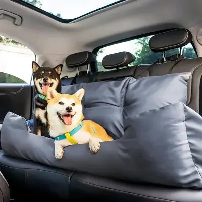 Siege Auto pour Chien - CarrierTravelDog™ - Gris - Chienpagnon