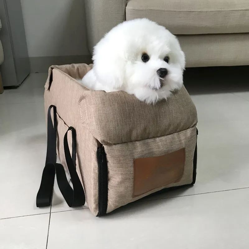 Siege Auto pour Chien - PetTravelSeat™ - Beige - Chienpagnon